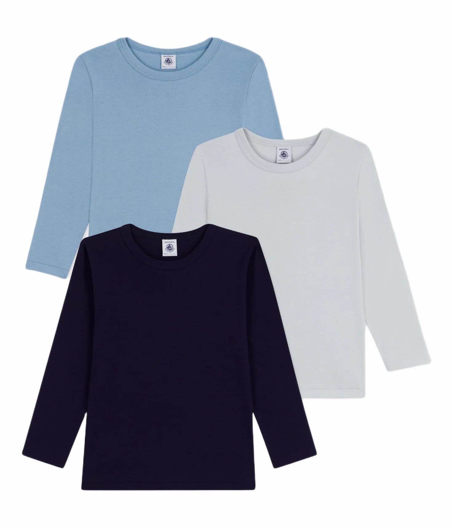 Petit Bateau Ropa Interior DÍA Niños 3 TS Ml Un