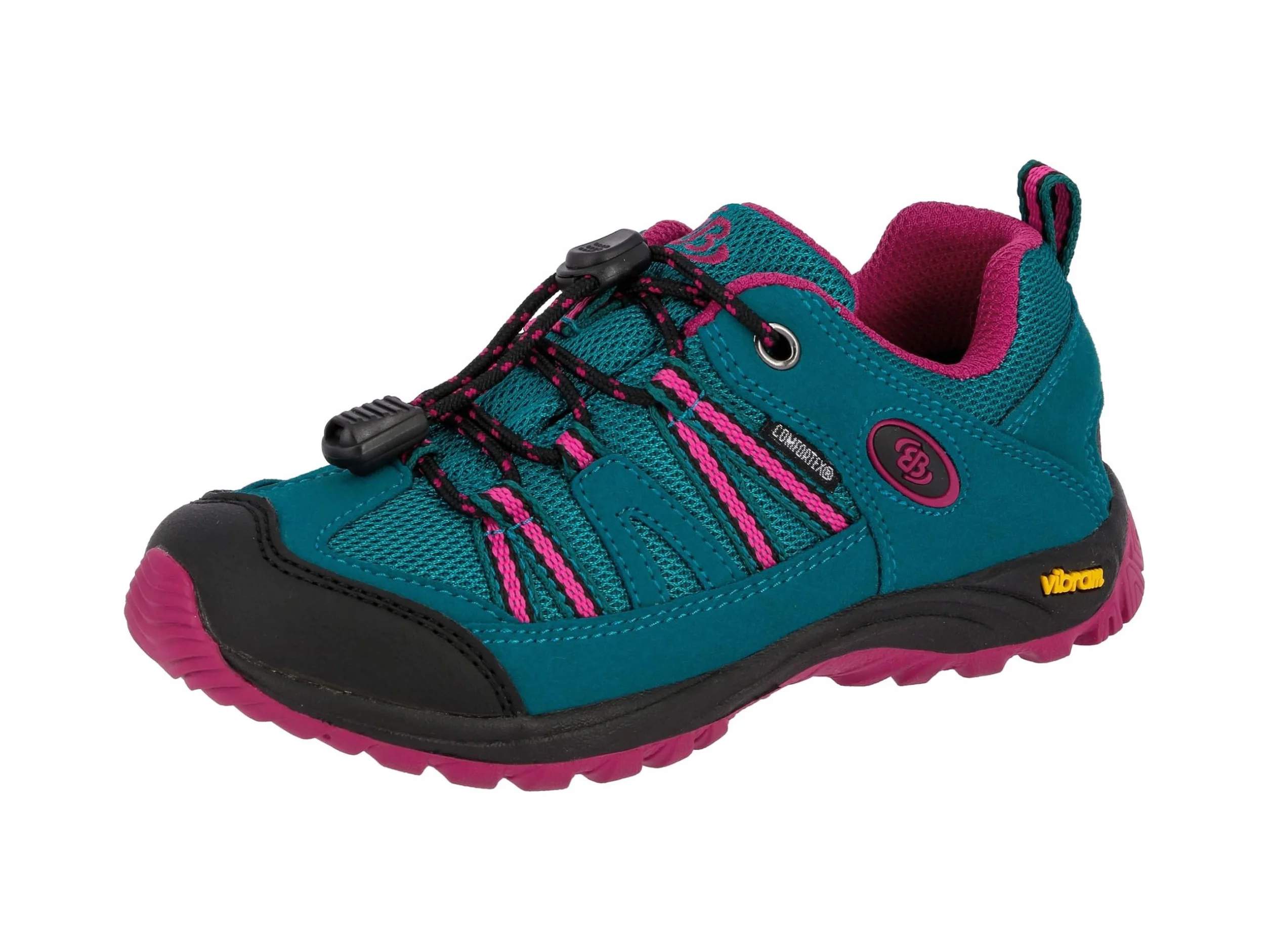 Brütting Zapatillas de Senderismo Unisex para niños Ohio Low Trekking & Senderismo, Turquesa Rosa., 33 EU