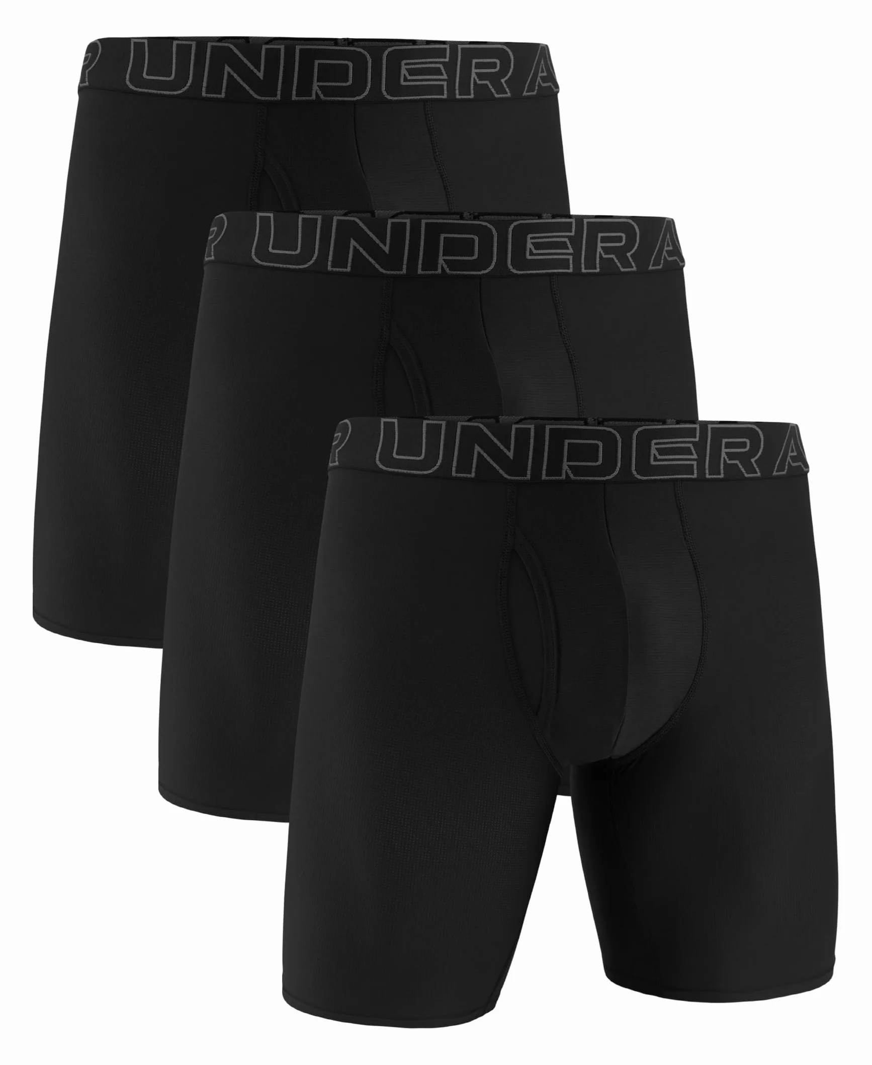 Under Armour Tech Mesh Boxerjock de 6 Pulgadas, Paquete de 2 Ropa Interior Hombre (Pack de 2)
