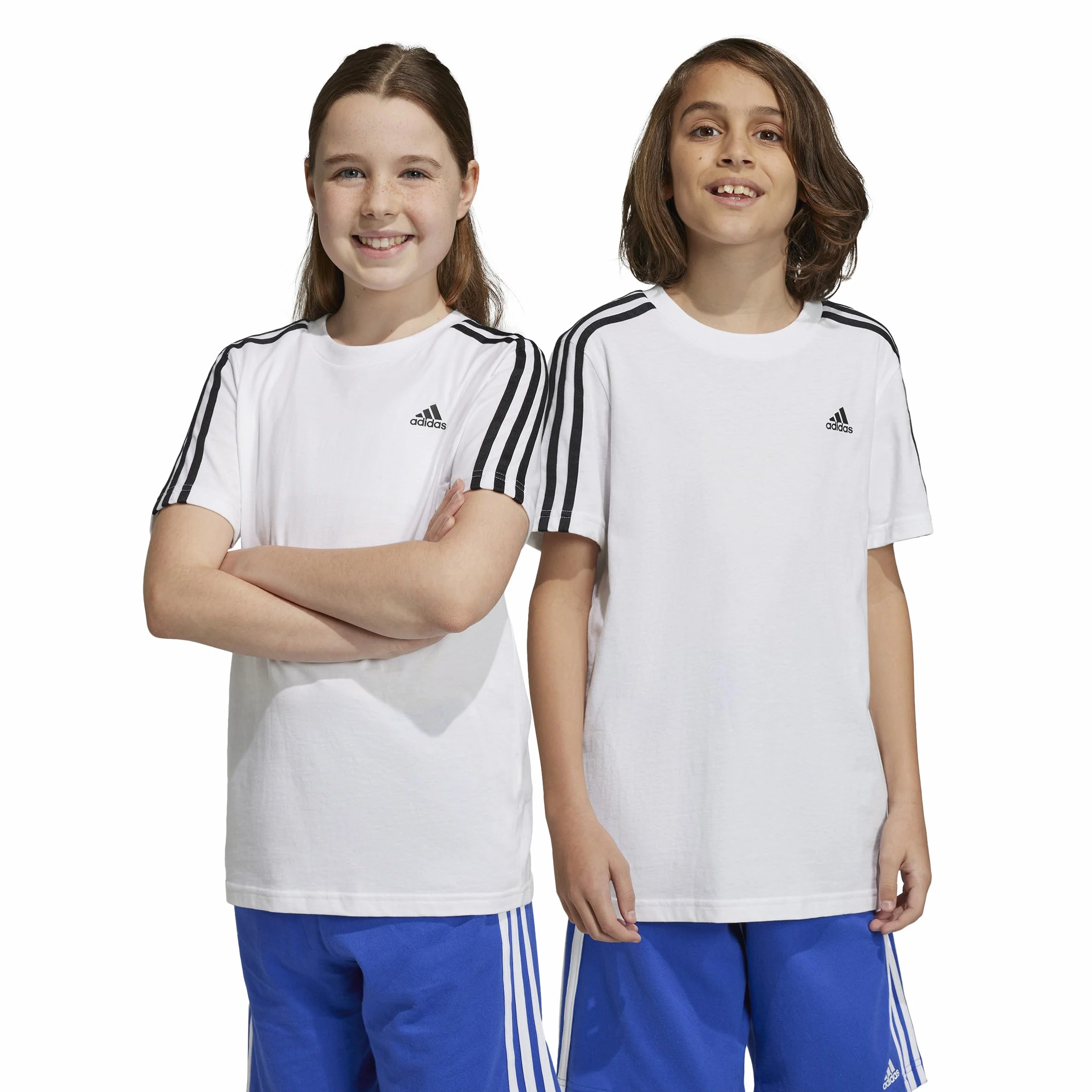 Adidas Essentials 3-Stripes Cotton Tee Camiseta Unisex niños
