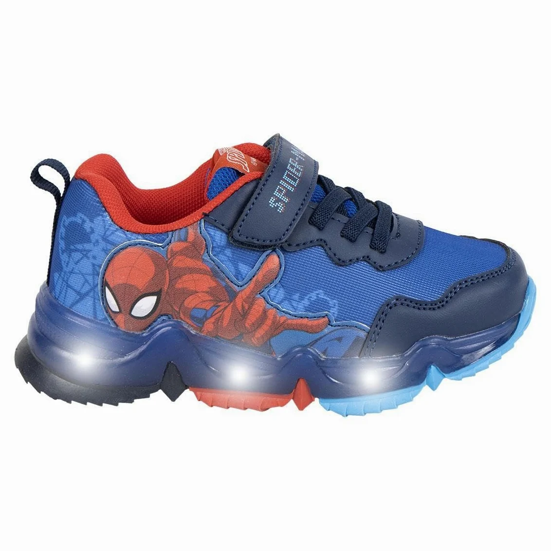 CERDÁ LIFE'S LITTLE MOMENTS Deportiva Spiderman Niños con Luces Led Interactivas Spiderman Suela TPR ZapatillasUnisex niños