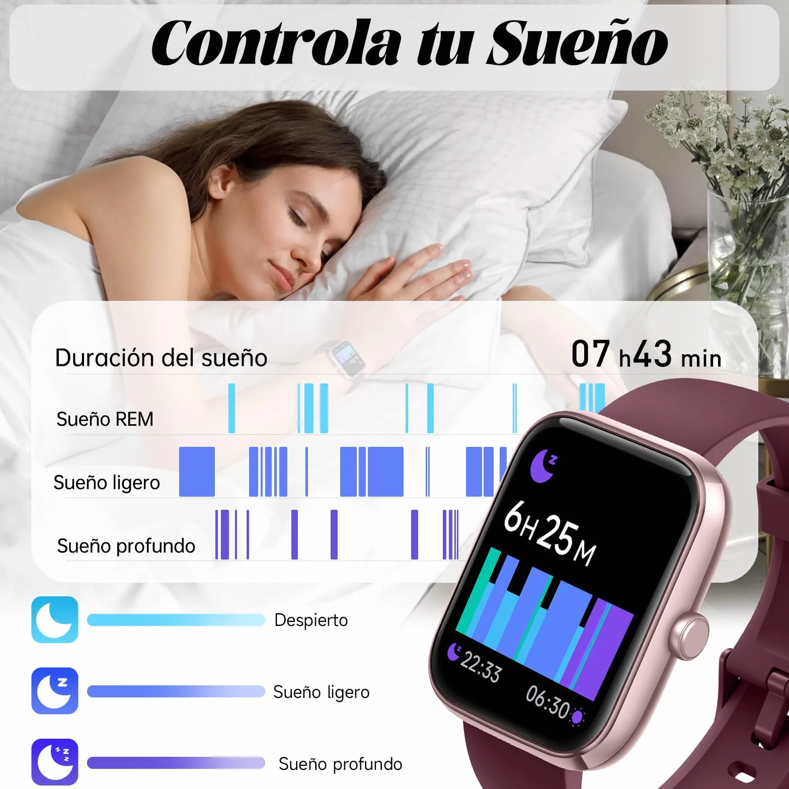 Smart Watch for Men Women with Bluetooth Call, Alexa Built-in, WhatsApp Notifications, Fitness Tracker with Heart Rate/SpO2/Sleep/Pedometer, 1.83" DIY Dial, 100+ Sports Modes, IP68 for Android iOS