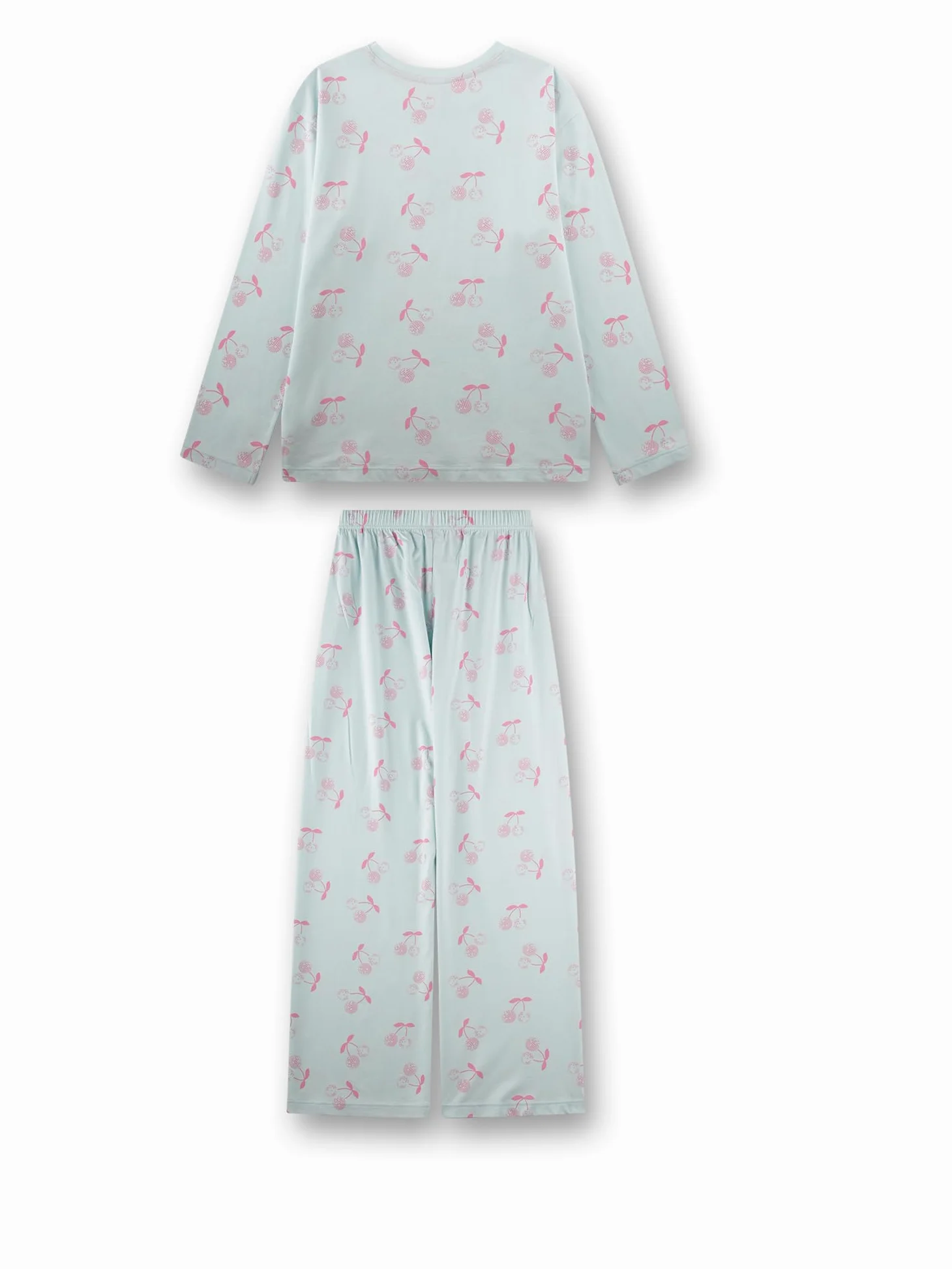 Sanetta 246080 Juego de Pijama, Verde Claro, 164 cm para Niñas