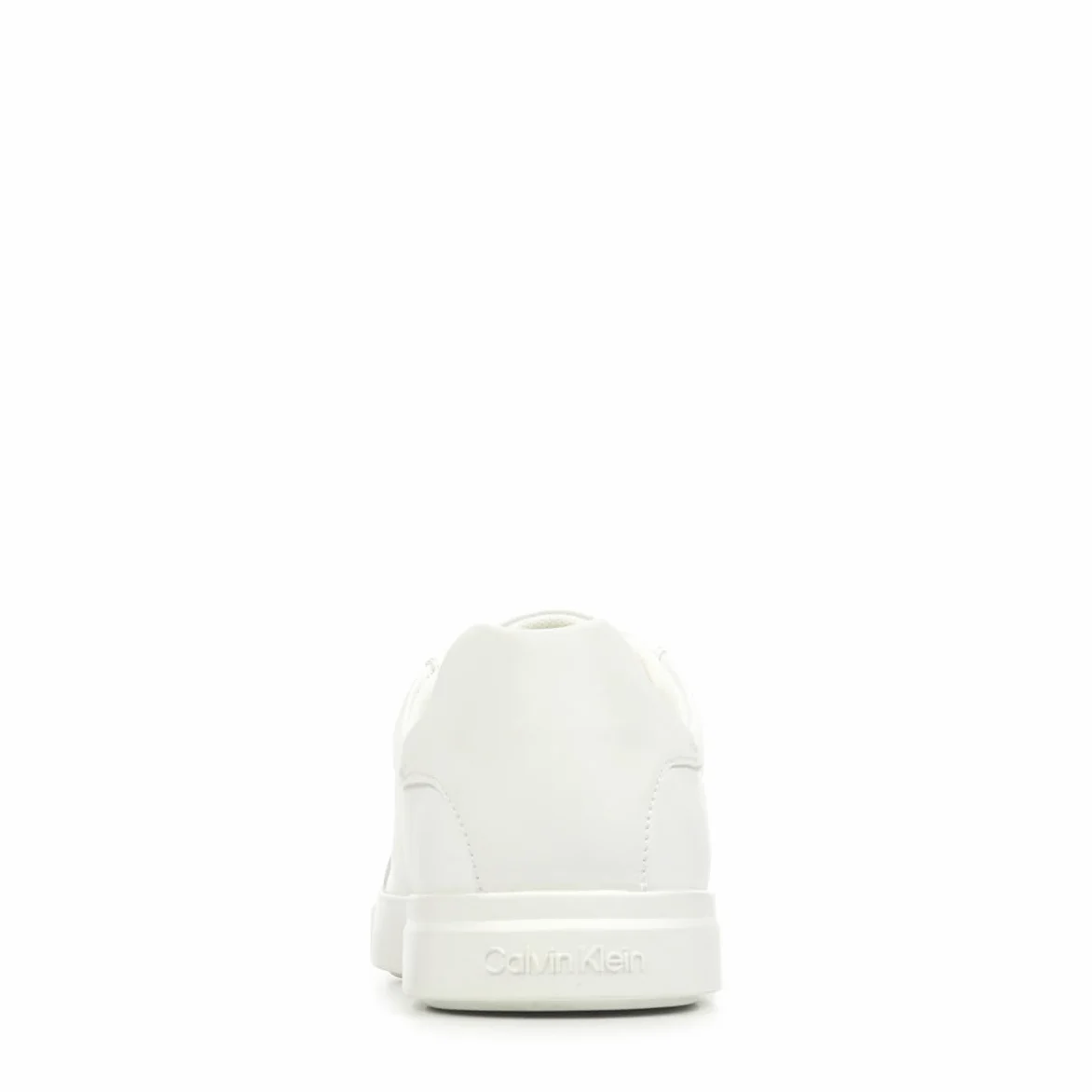 Calvin Klein Sneaker con Suela Cupsole Mujer Low Pro de Piel, Blanco (Triple Bright White), 39