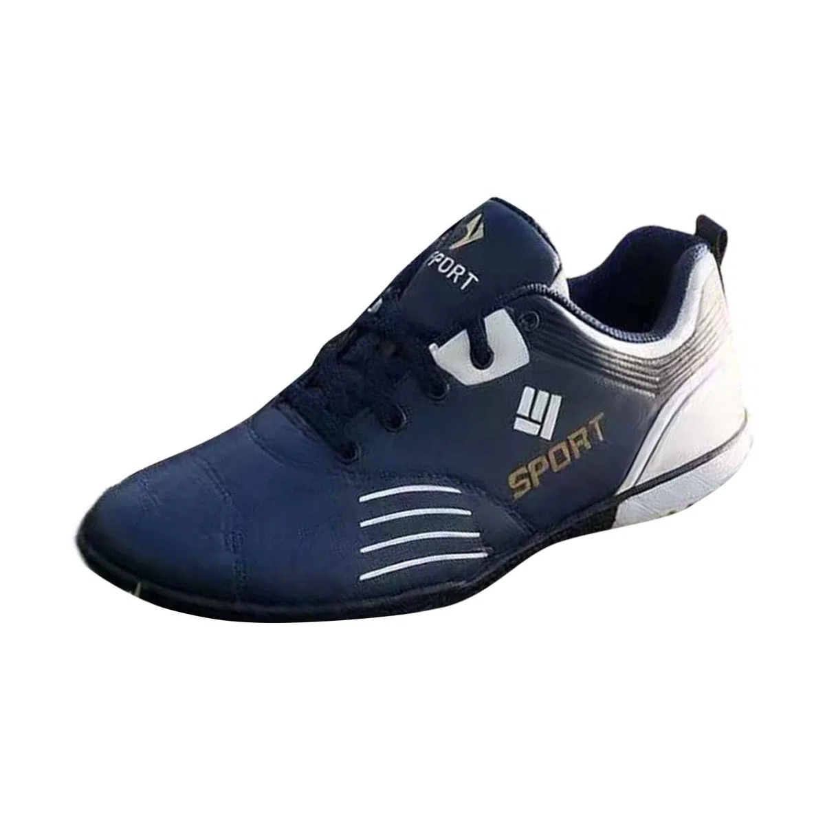 Tenis deportivos para hombre con parte superior de agua, casuales y cómodos para usar, Blue, 38 2/3 EU