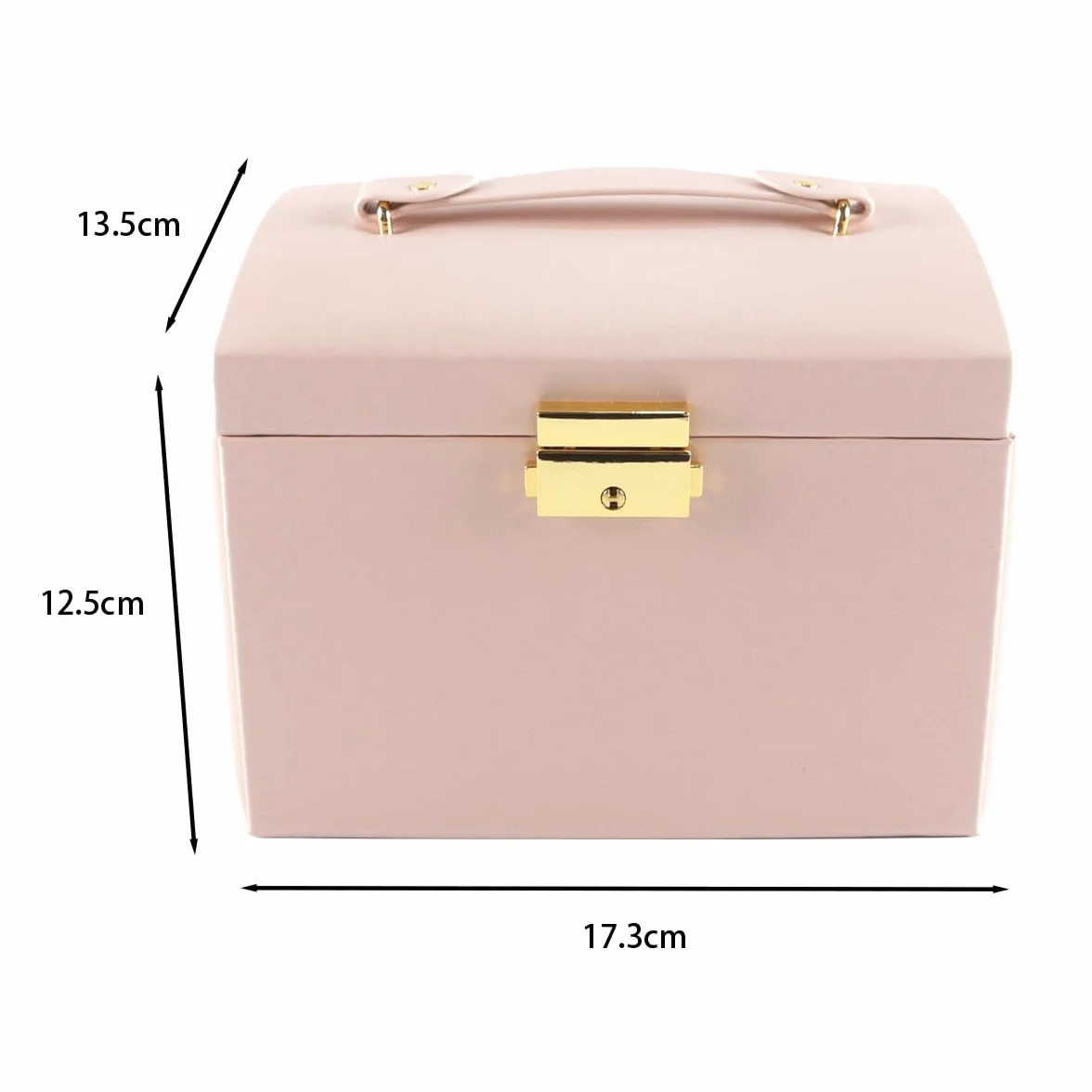 Joyero con Cajón y Bailarina para Pulsera, Anillo y Collar, Regalo para Niñas (rosa)