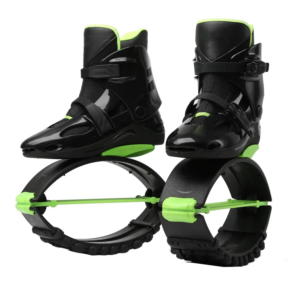 Botas de salto para entrenamiento de fitness, forro suave, zapatillas de correr antigravedad
