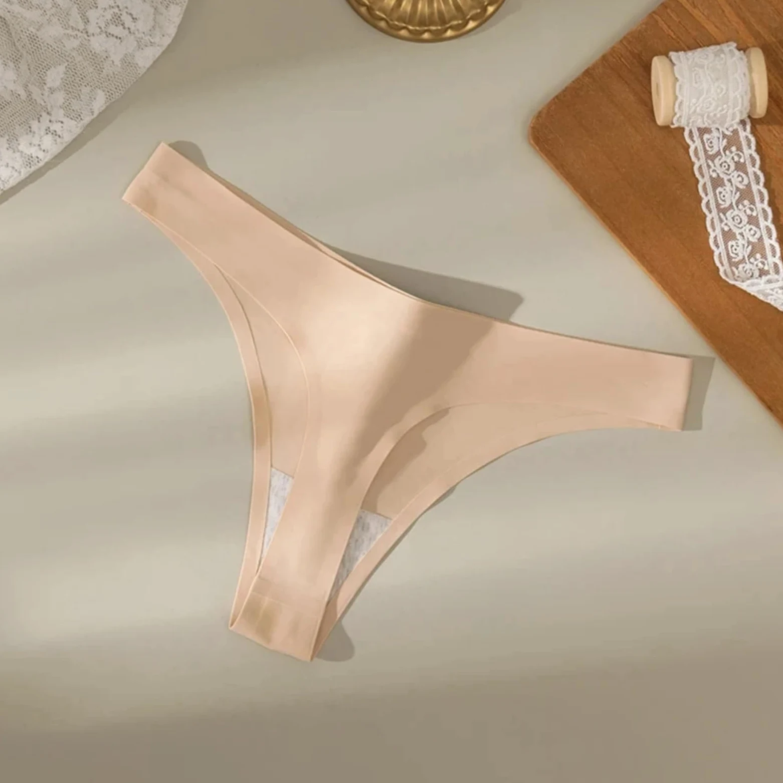 5 Piezas/Set Braguitas de Mujer Tangas Femeninas sin Costuras Ropa Interior Tanga Tanga Suave y acogedora