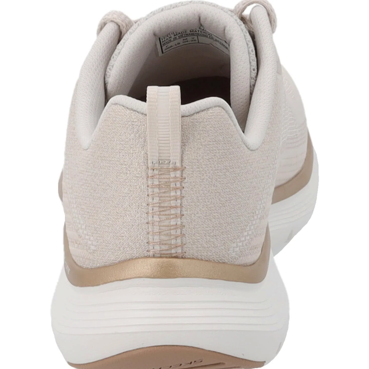 Skechers 150217 NTGD Zapatos con cordones textil para mujer en beige