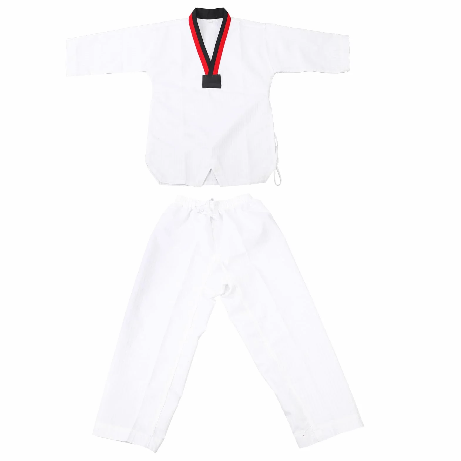 Uniforme Tradicional de Taekwondo Ventilado de Algodón Duradero para Entrenamiento de Artes Marciales (M)