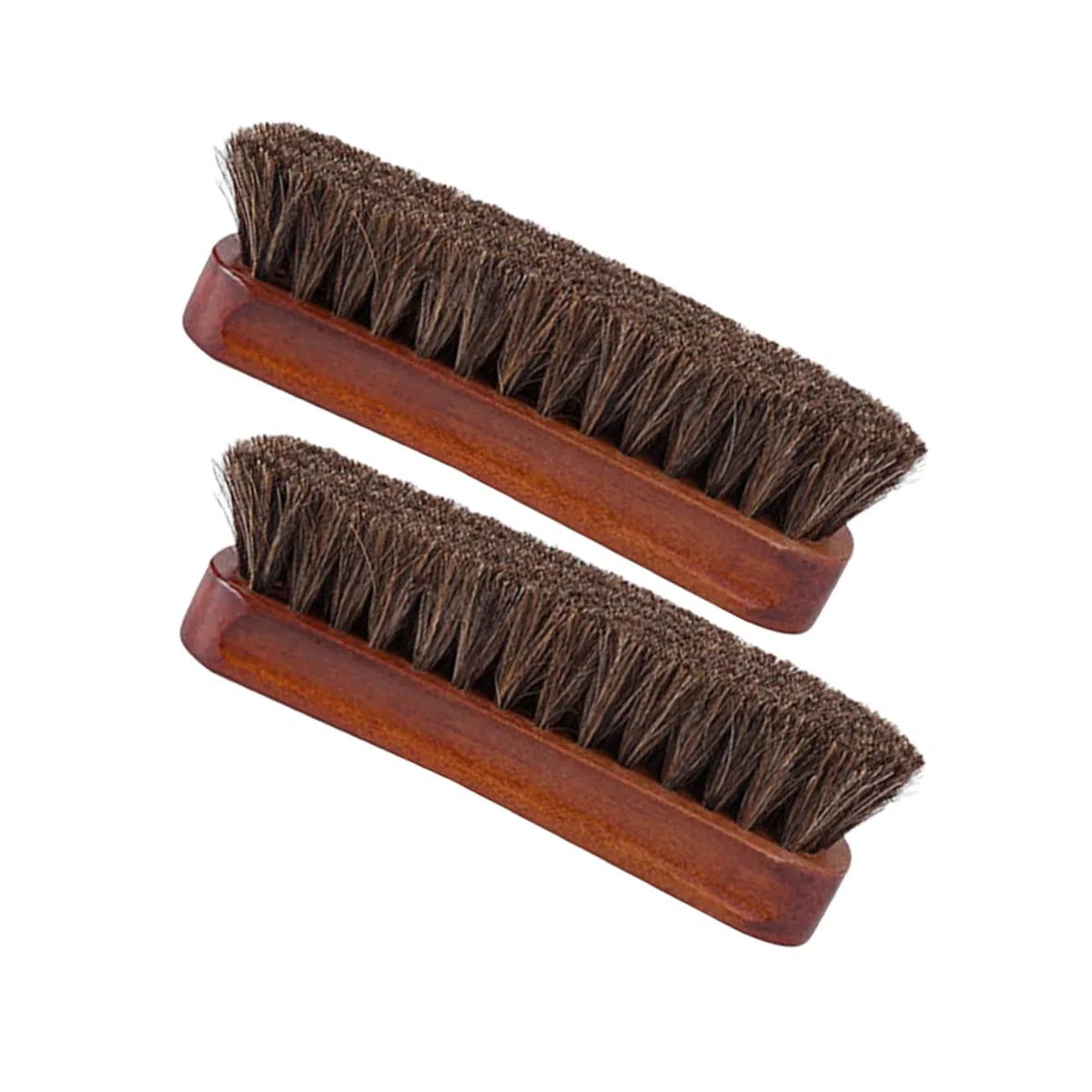 LIFKOME 3 Series Cepillo De Pelo De Caballo para Zapatos. Kit De Limpieza De Zapatos De Gamuza Betún Negro Equipo Polaco Tirador Madera Cepillo para Botas Limpiador De 2 Piezas X 3