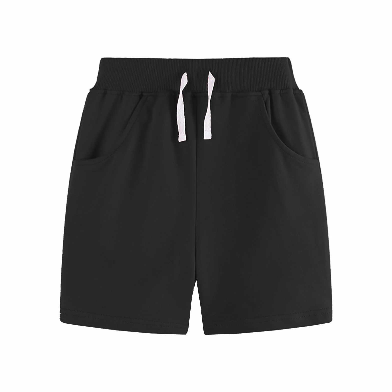 Pantalones Cortos Algodón Verano para Niños Bermuda Color Sólido 3-8 Años