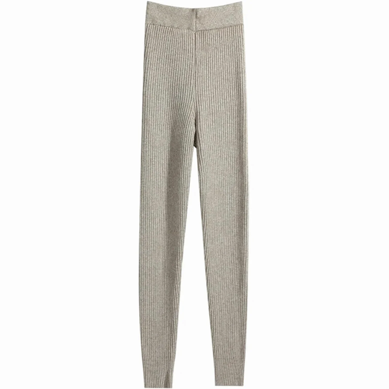 Calentadores Piernas Mujer Leggings de punto for mujer, pantalones básicos cálidos de invierno
