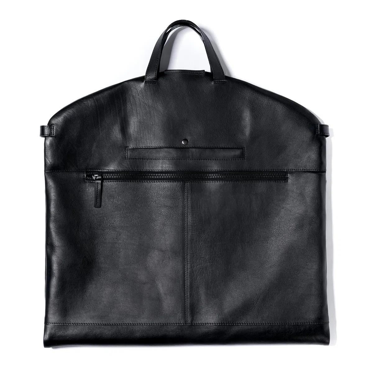 Berlin Funda para Traje Grande Cuero para Hombre I Protector para Traje I Bolsa para Traje Arik Negro Hecho a Mano