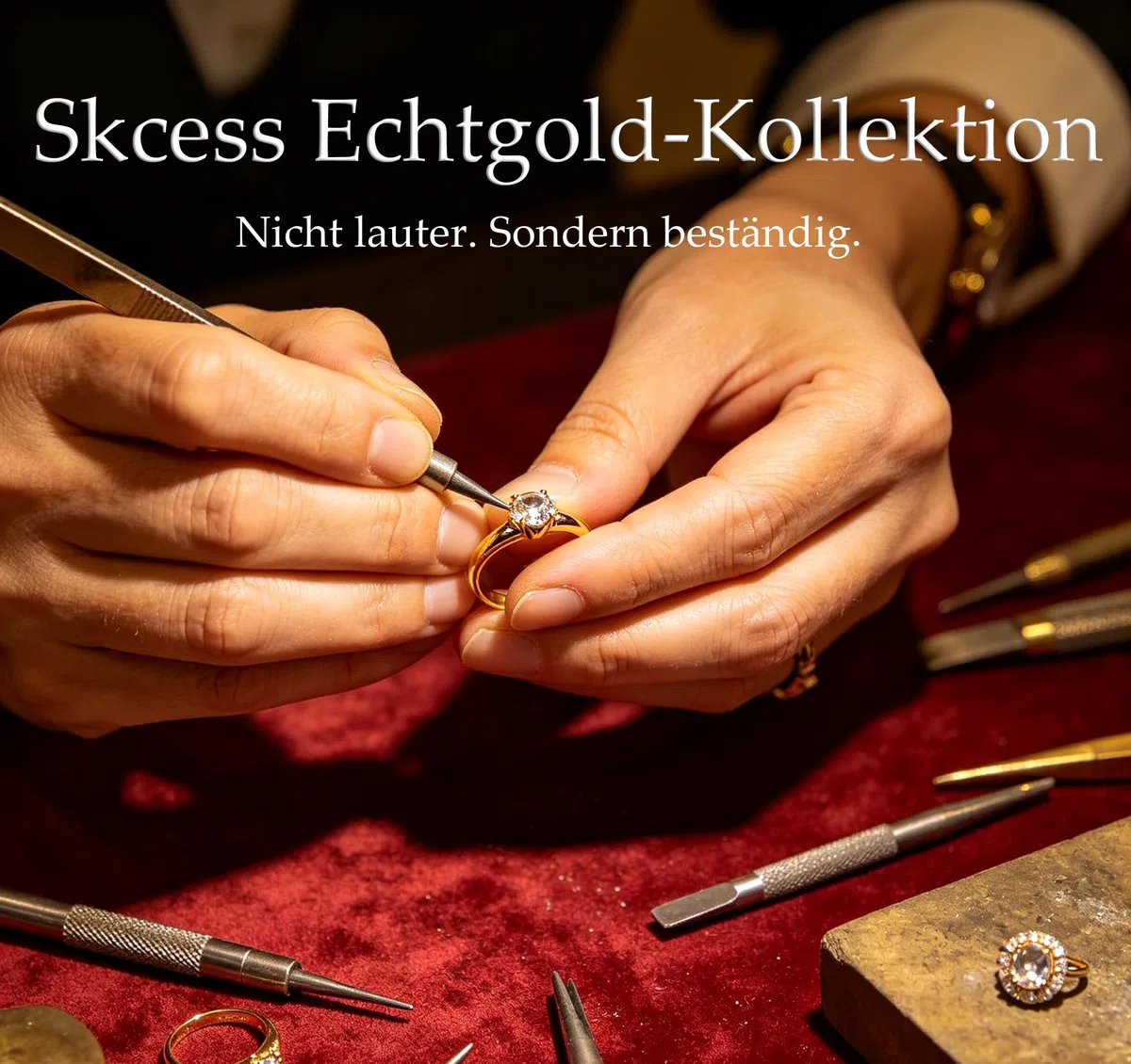 Anillo solitario de oro auténtico de 9 K/14 K/18 K, filigrana de forma delicada
