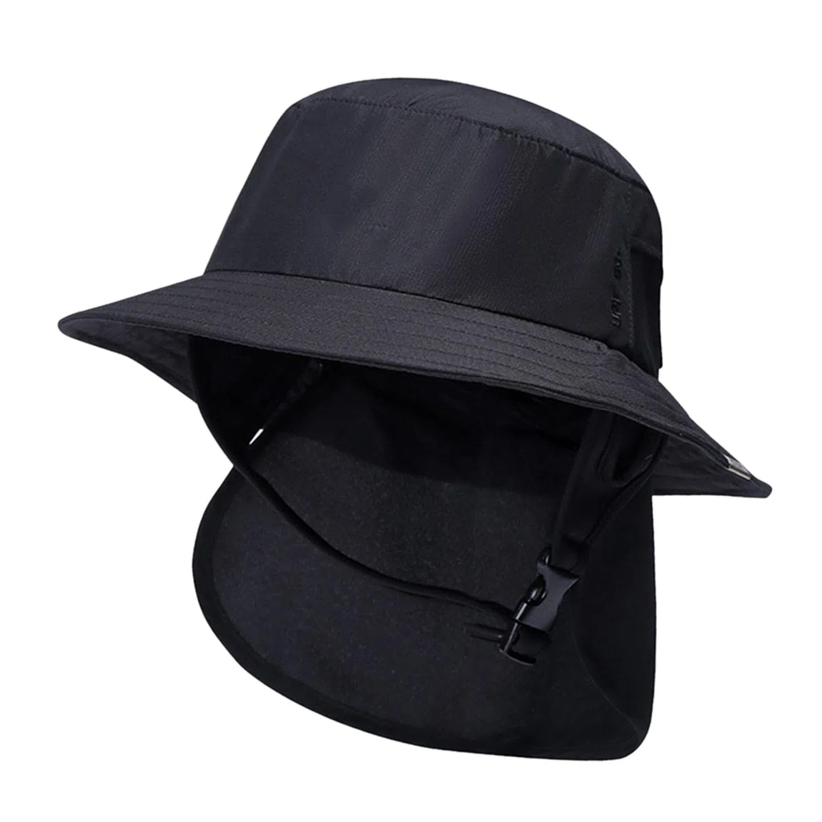 Gorro de Pescador de Correas de Barbilla Pescador para Turismo Deportes Acuáticos, negro, universal