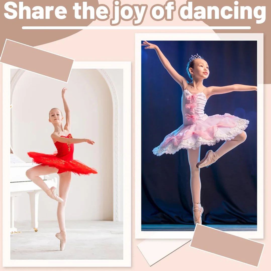 Leotardo Danza Niña 80 Den Mallas Ballet Sin Pie Elástico Opaque Color Piel 140–160 cm