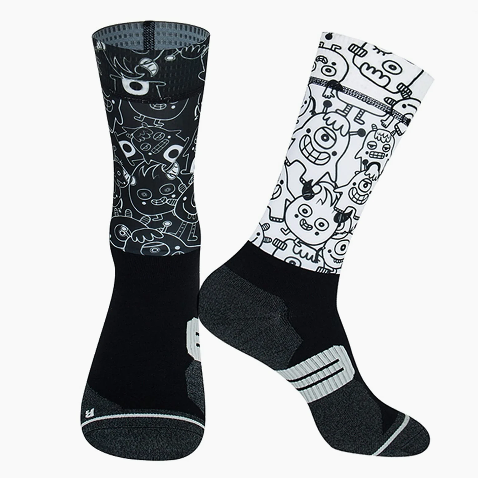 Antideslizante profesional calcetines de bicicleta de bicicleta de compresión de bicicleta calcetines deportivos hombres y mujeres calcetines deportivos calcetines de ciclismo de carreras calcetines d