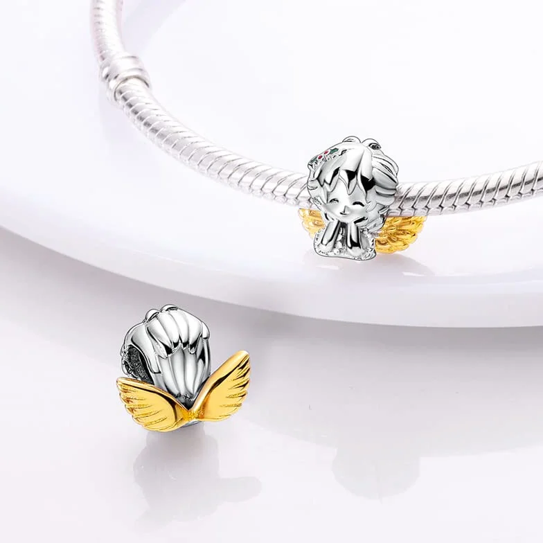 Charms Abalorios Colgante para mujer, plata de ley 925, compatible con pulseras y collares Pandora, compatible con pulseras europeas para mujeres y niñas