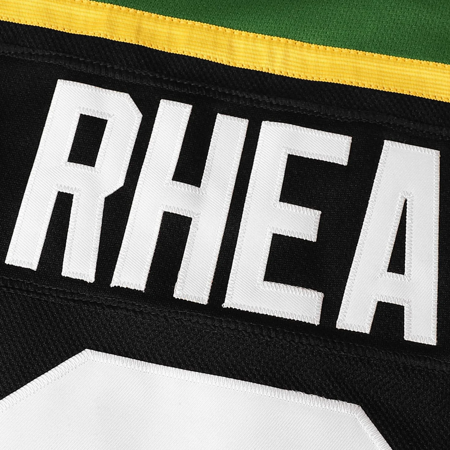 3 Ross The Boss Rhea ST John's Shamrocks - Jersey de hockey con parche EMHL, color blanco y verde