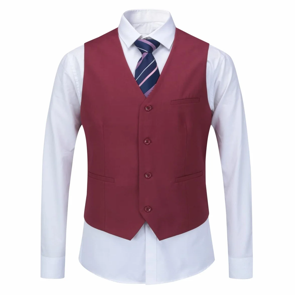 YOUTHUP Trajes para Hombre 3 Piezas para Boda Negocios Slim Fit Smoking con un Botón Formal Chaqueta y Pantalón