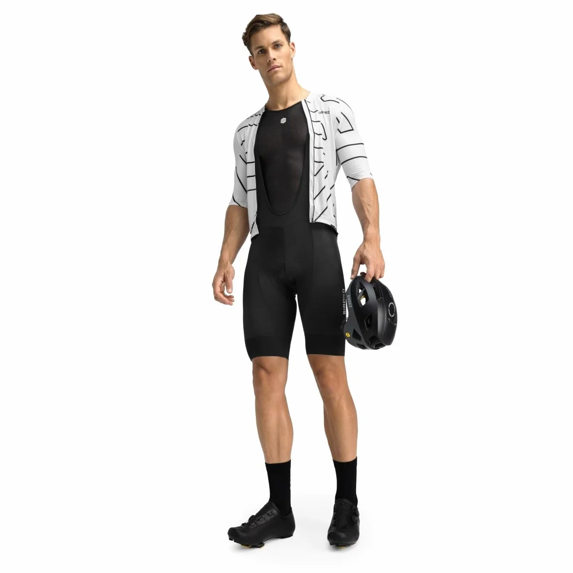 SIROKO - Culotte Ciclismo Flandrien - L - Negro