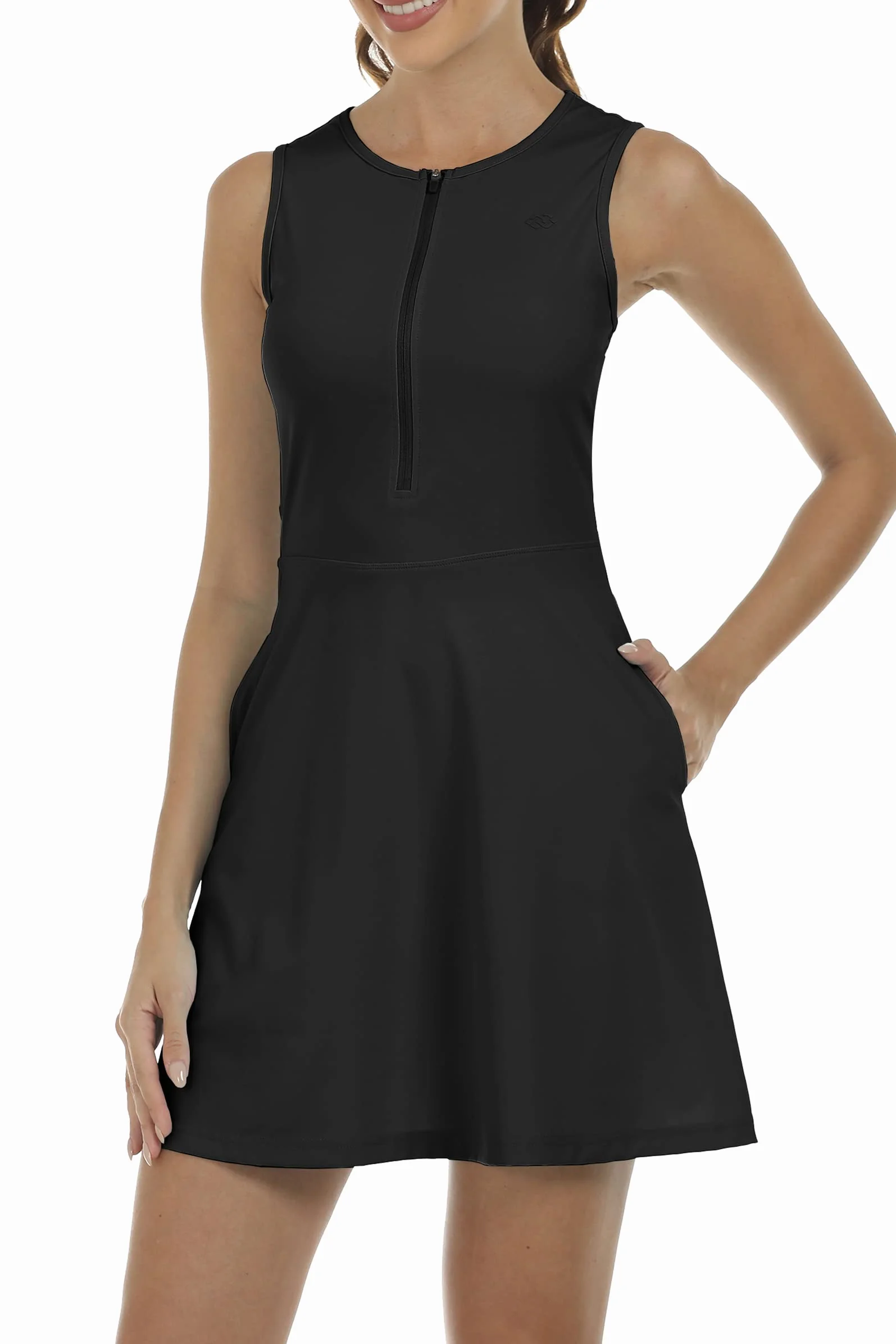 JINSHI Vestido Tenis Golf Mujer con Pantalones Cortos Deportivo para Correr