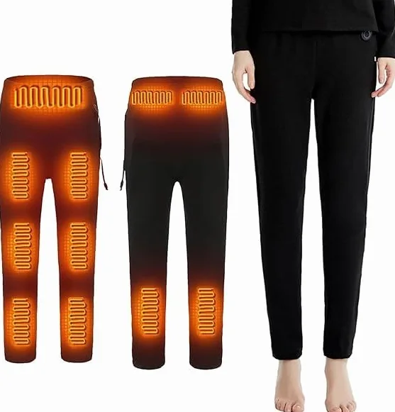 Conjunto de Ropa Interior térmica con calefacción para Mujer, Conjunto de Ropa Interior térmica eléctrica con calefacción por USB de 22 Zonas para Mujer para Interiores, Exteriores y Deportes