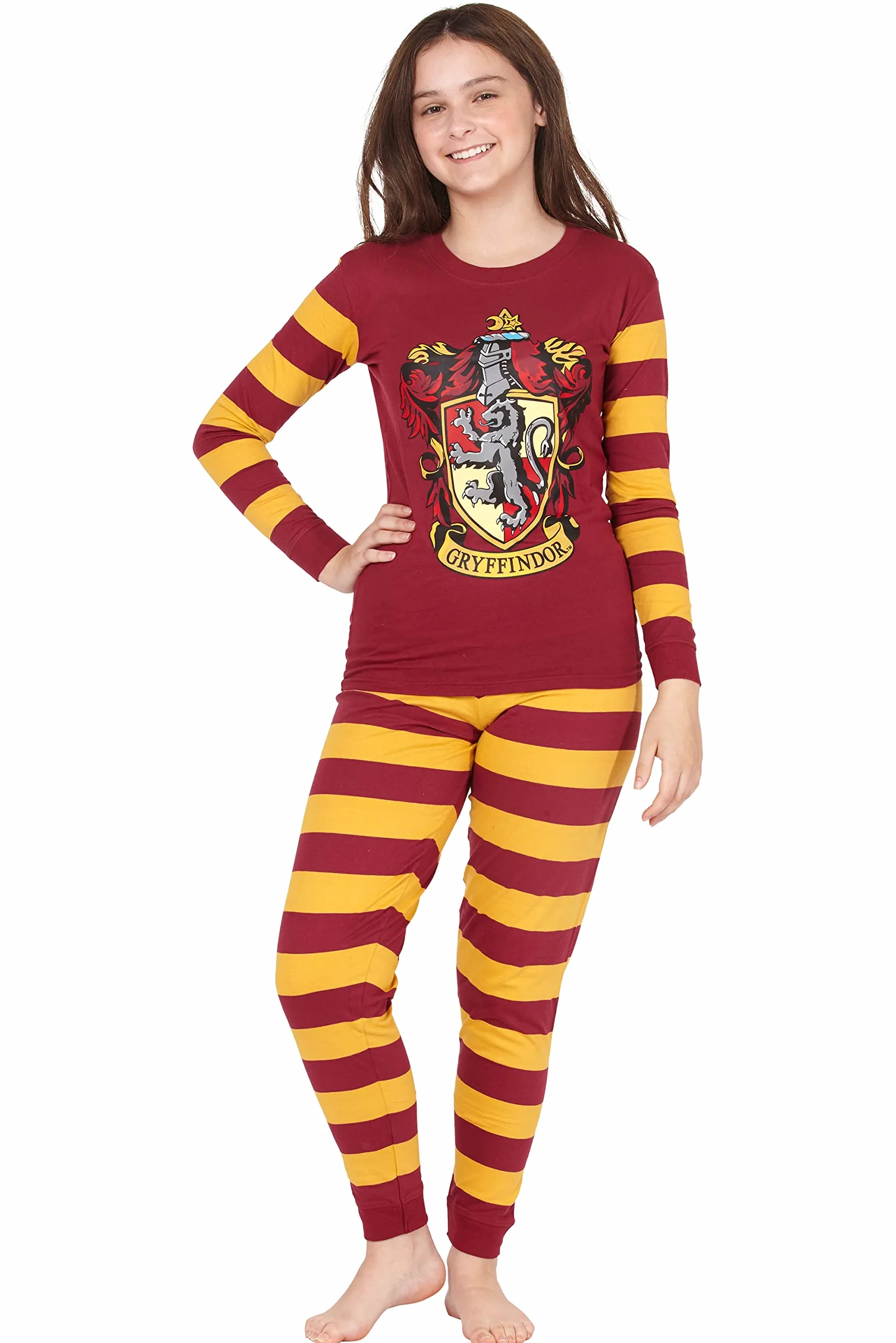 INTIMO Harry Potter Kids todas las casas Gryffindor Pijama Crest (14)