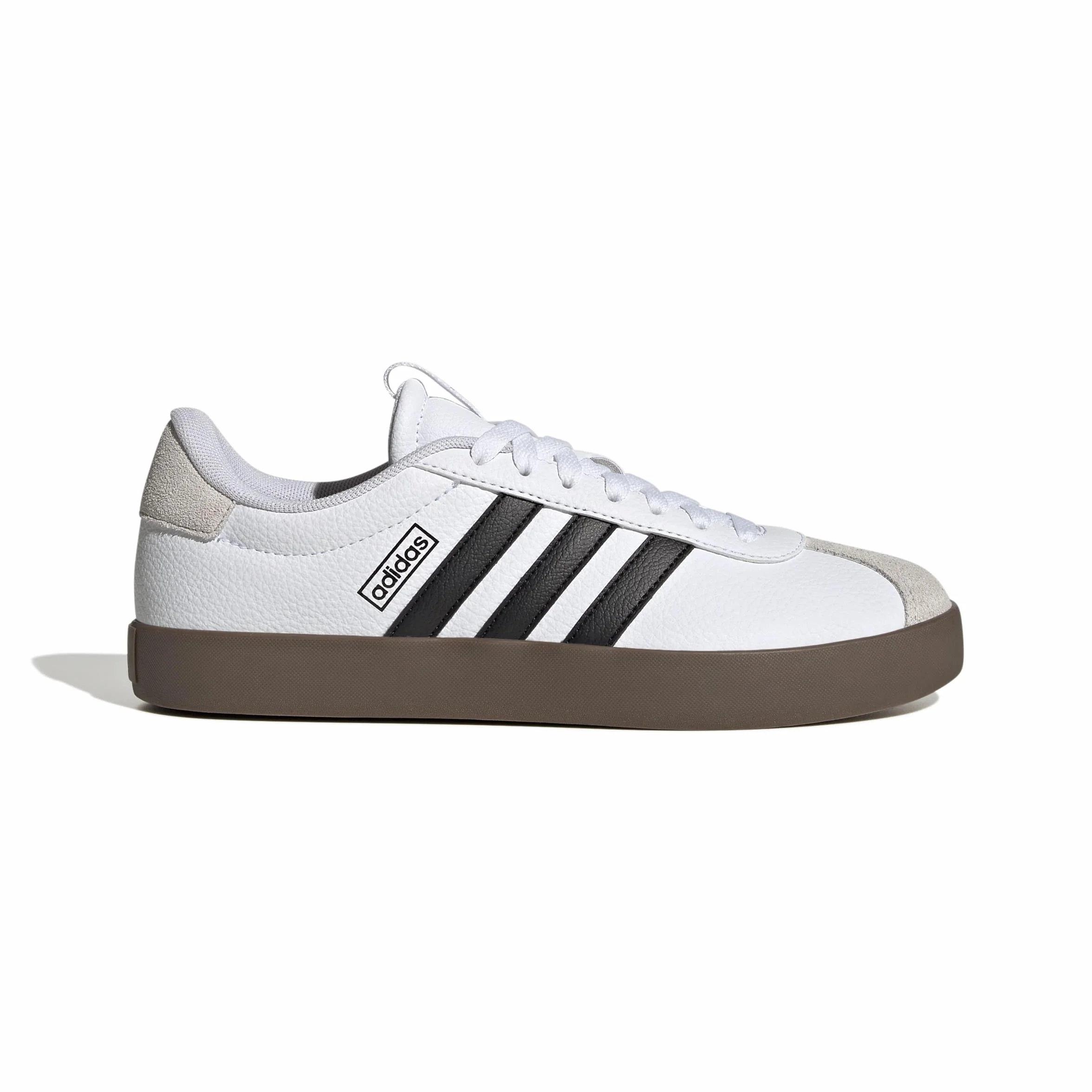 adidas Mujer Vl Court 3.0 Shoes, Cloud White/Core Black/Grey One, 38 2/3 EU