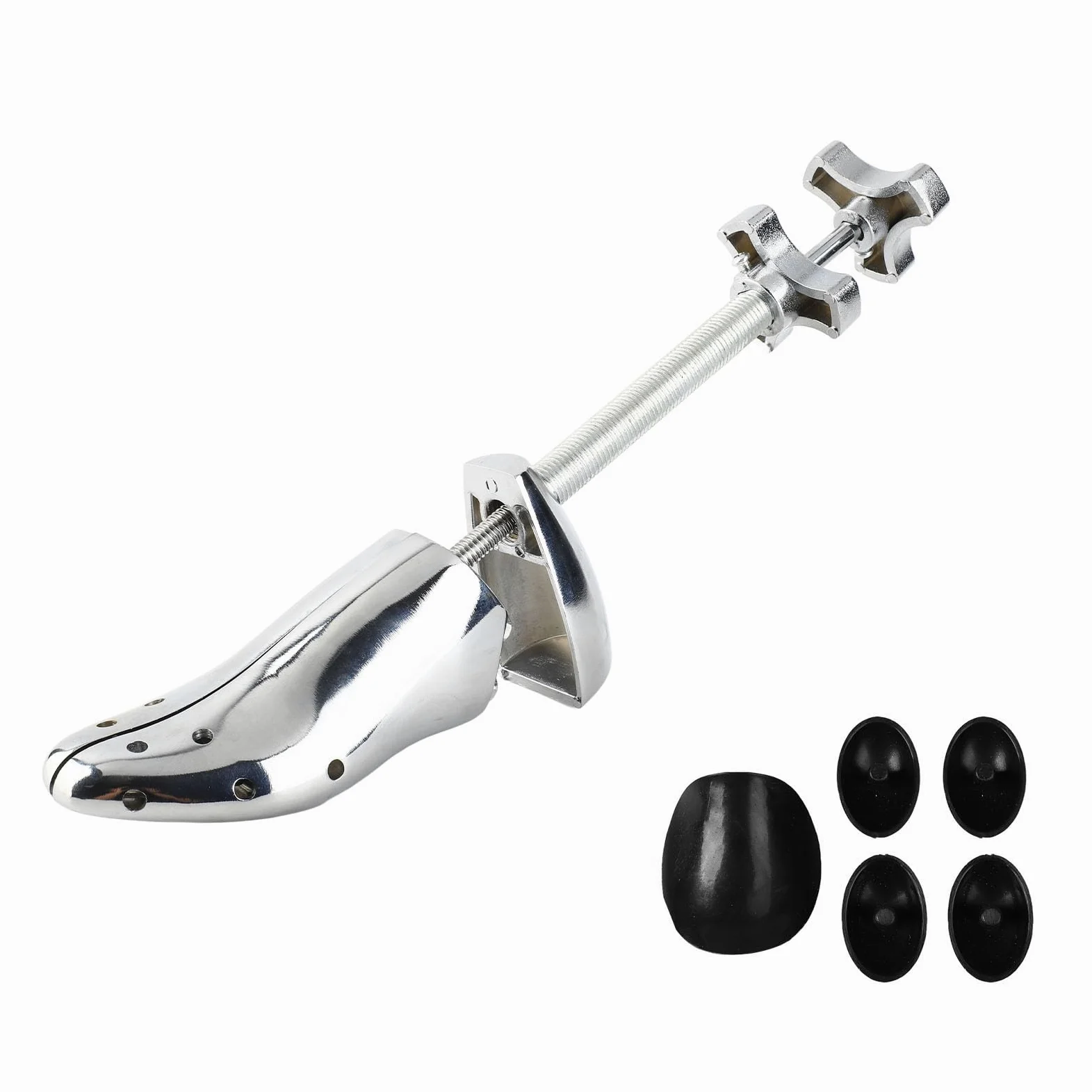 Ensanchador de zapatos Expansor de zapatos profesional Ensanchador Hormas de zapatosde aleación de aluminio Longitud y ancho de estiramiento ajustable para pies anchos