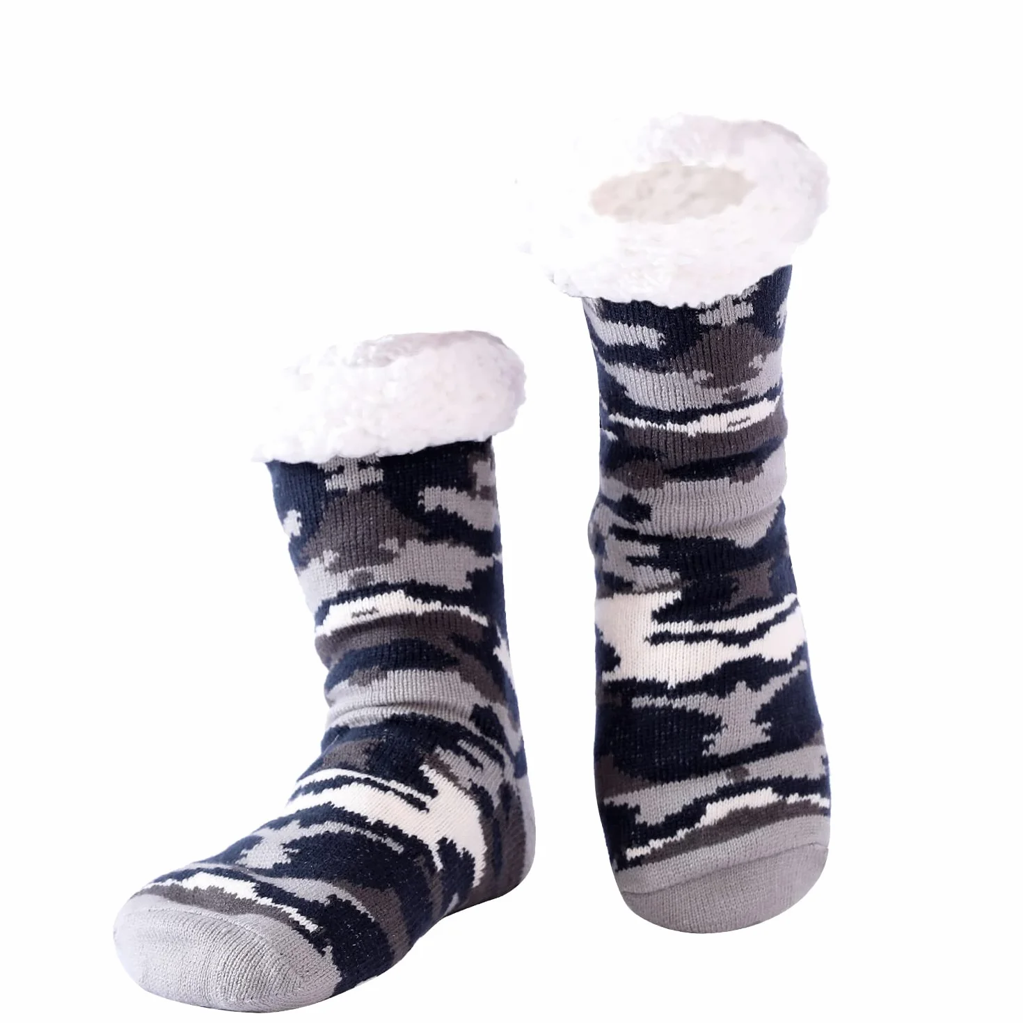 Hombre Navidad Calcetines Invierno Gruesos EU 38-46,Calentar Pantuflas de Estar,Por Casa Super Suaves Cómodos Calcetines Antideslizante