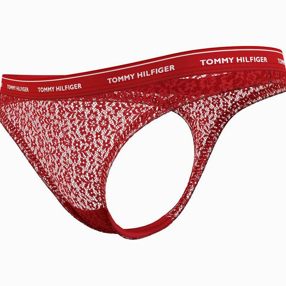 Tommy Hilfiger Pack de 3 Braguitas Tipo Tanga para MujerPremium Essential