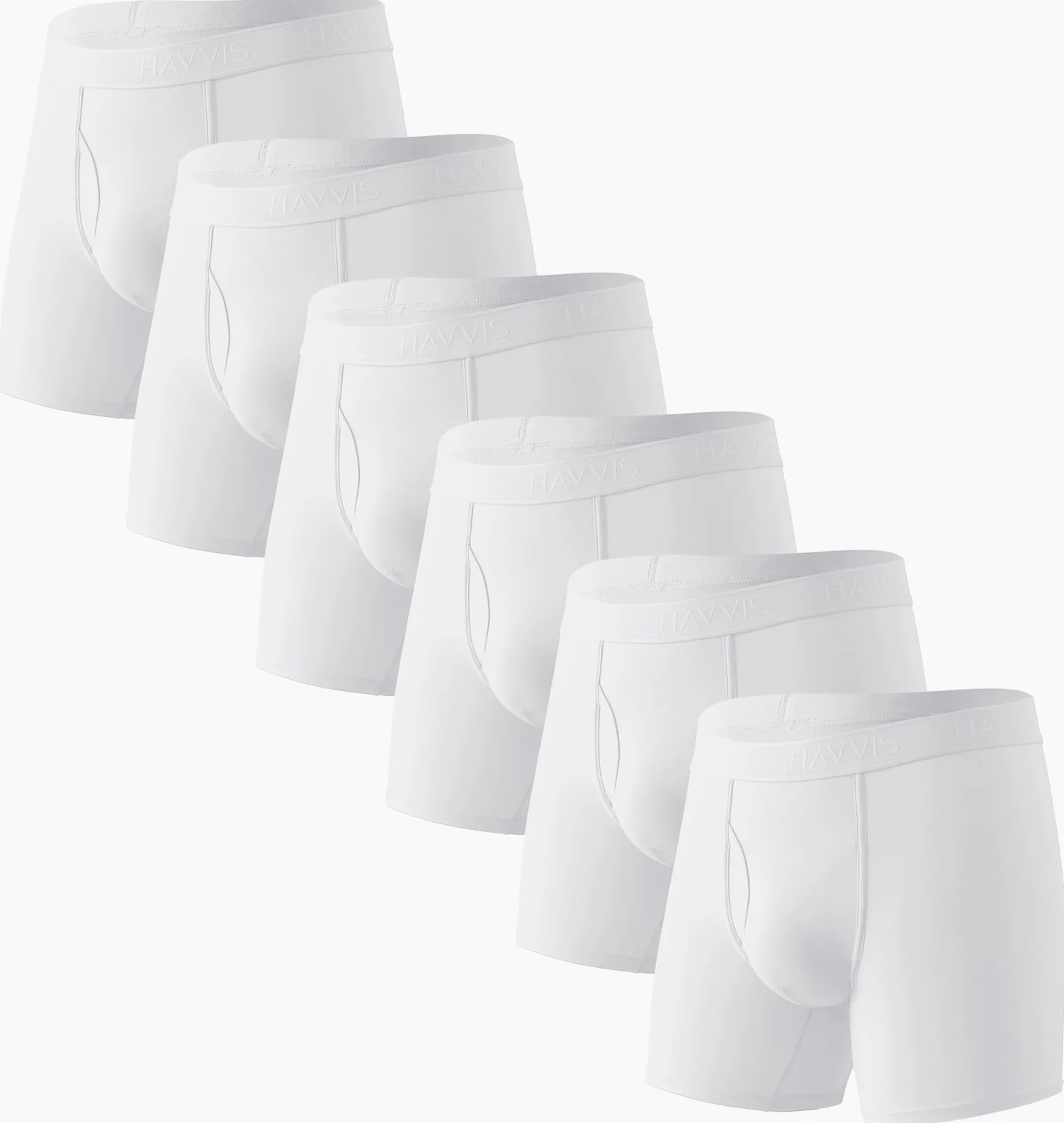 HAVVIS Calzoncillos tipo bóxer para hombre, de bambú, supersuaves, transpirables, multipack