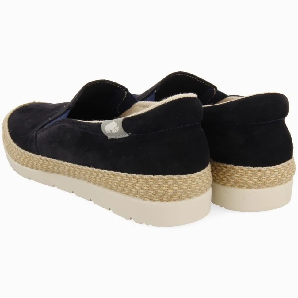 GIOSEPPO Espadrilles Color Cuero DE Piel con ELÁSTICOS Y ALGODÓN Reciclado para Hombre PROGER
