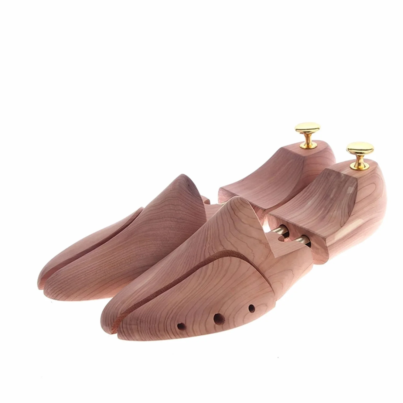 Camilla para Zapatos Tubo Twin Tube Red Cedar Wood Shoe Shape Shaper Men & Shoe Tree (Color : Pink, Size : EU 43 44)