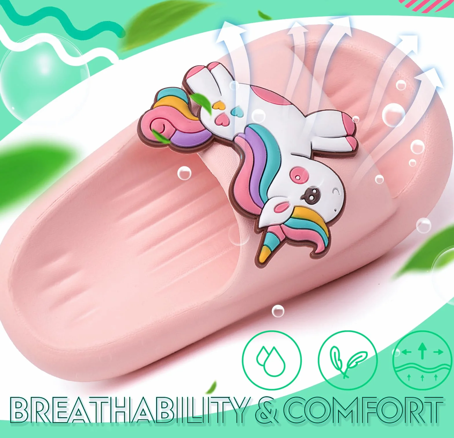 Chanclas de Baño Antideslizantes para Niños y Niñas Ultraligeras EVA 20-36 EU