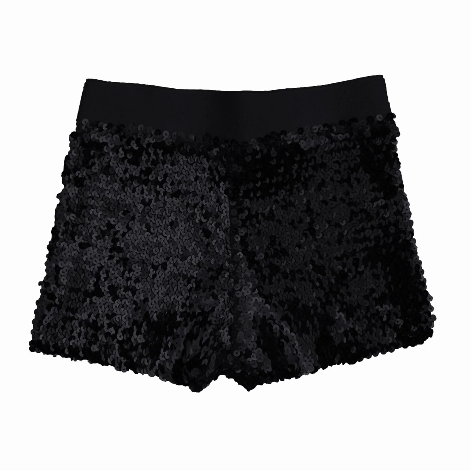 Pantalones cortos de lentejuelas brillantes para mujer, elásticos, para bailar, jazz, fiestas