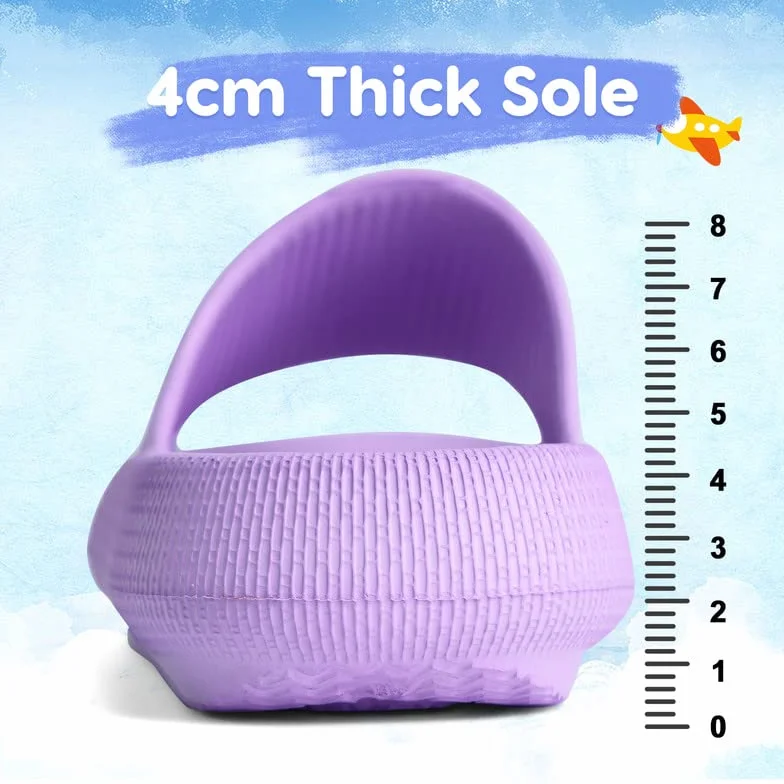 Chanclas Niño De Baño Niña Zapatos De Playa Y Piscina para Niño Sandalias de Diseño Antideslizante Zapatos De Ducha Ligero Chanclas EU29-37