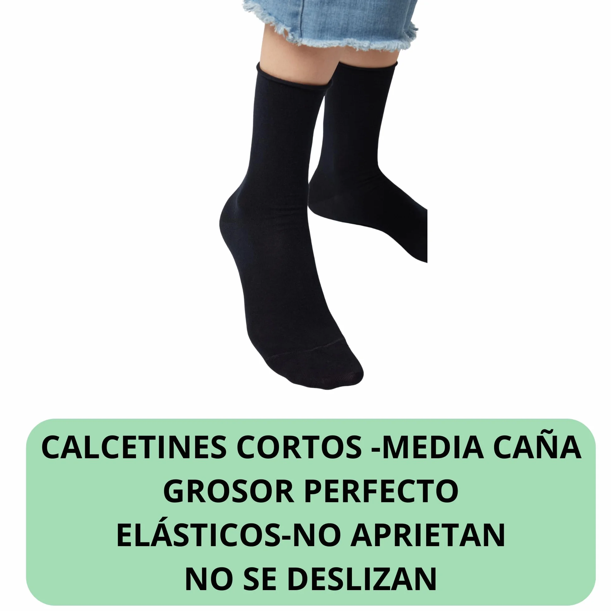 3 Pares Calcetines Diabeticos Hombre&Mujer No Aprietan Algodon Antibolas, Calcetines Algodon Hombre Mujer