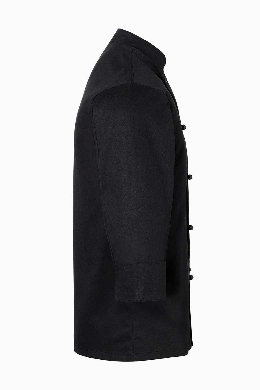 Karlowsky Chaqueta de cocinero Basic negra, talla 4XL
