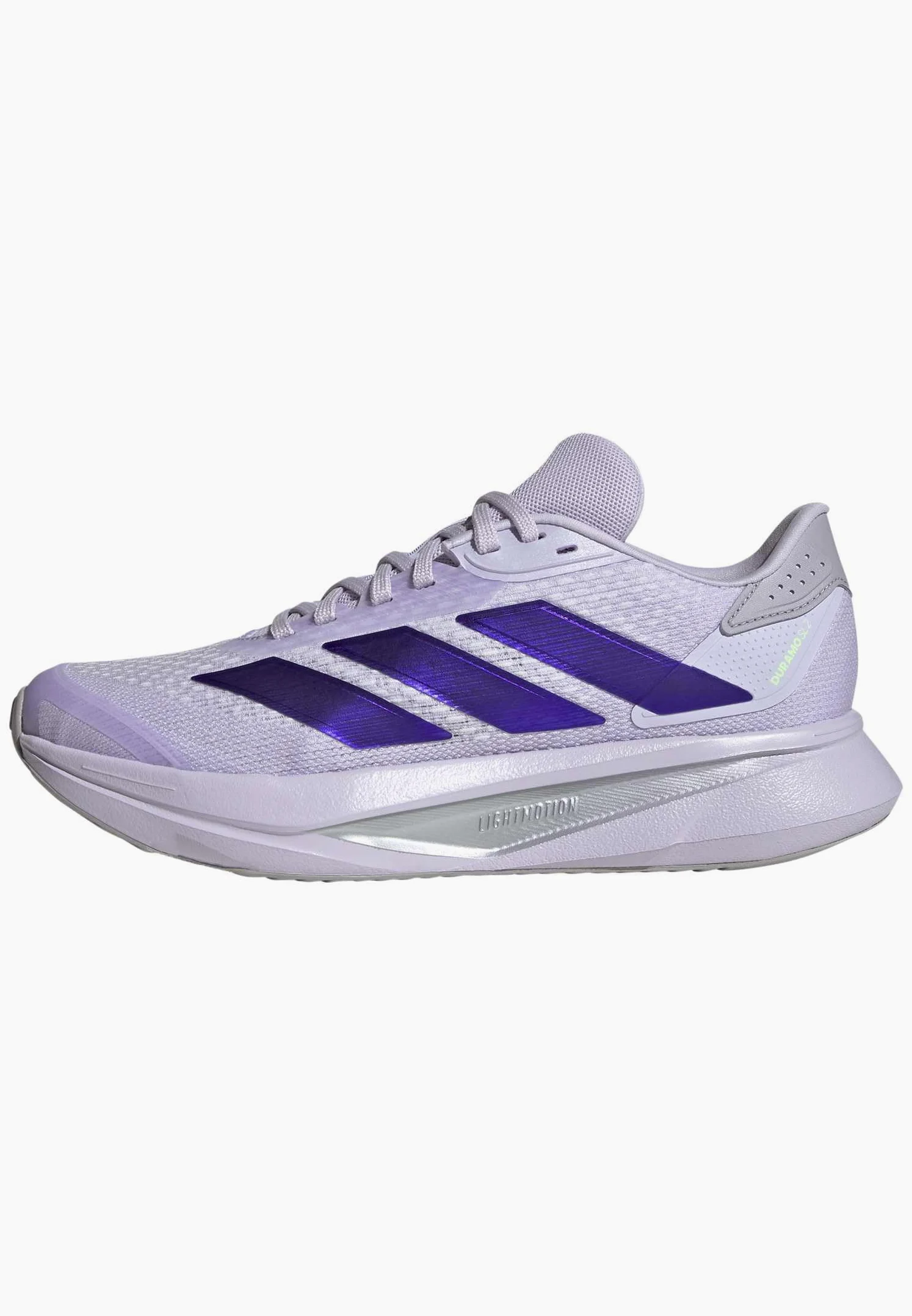 adidas Mujer Duramo SL 2 Running Shoes, Purple Tint/Solar Purple/Green Spark, 40 EU