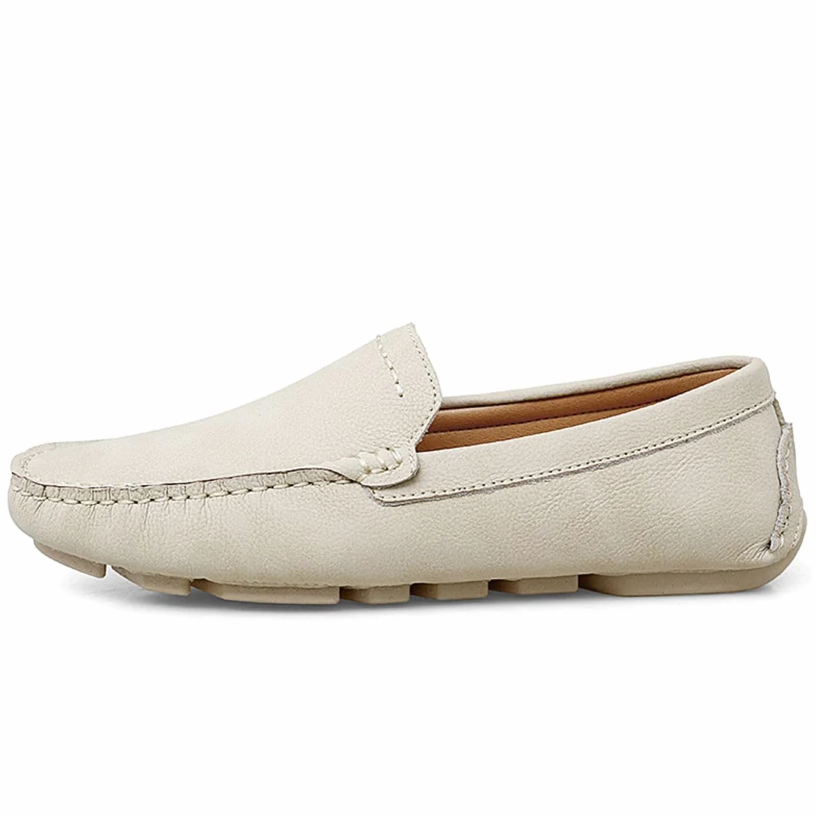 Mocasines para Hombre de Cuero Moda Slip-on Shoes Driver Shoes Casual Flat Shoes 38-49 EU