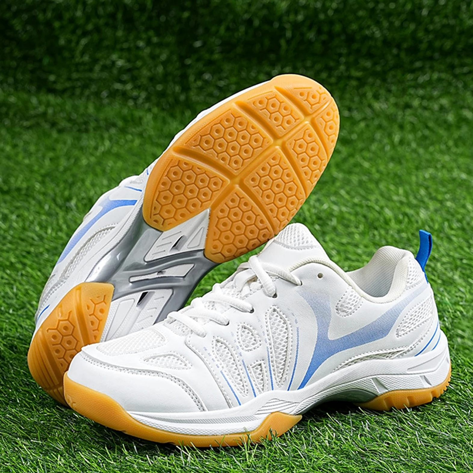 Zapatillas de bádminton para Hombre, Zapatillas Tenis para cancha de Pickleball, Zapatos Deportivas cómodas Entrenamiento en cancha Interior