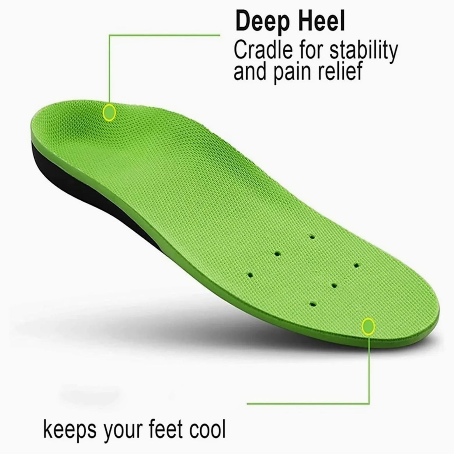 Plantillas de Soporte de Alto, Suela de Zapatos ortopédicos for pies, Almohadilla for, Alivia el Dolor de Fascitis Plantar, Calzado Deportivo(EU36-38)