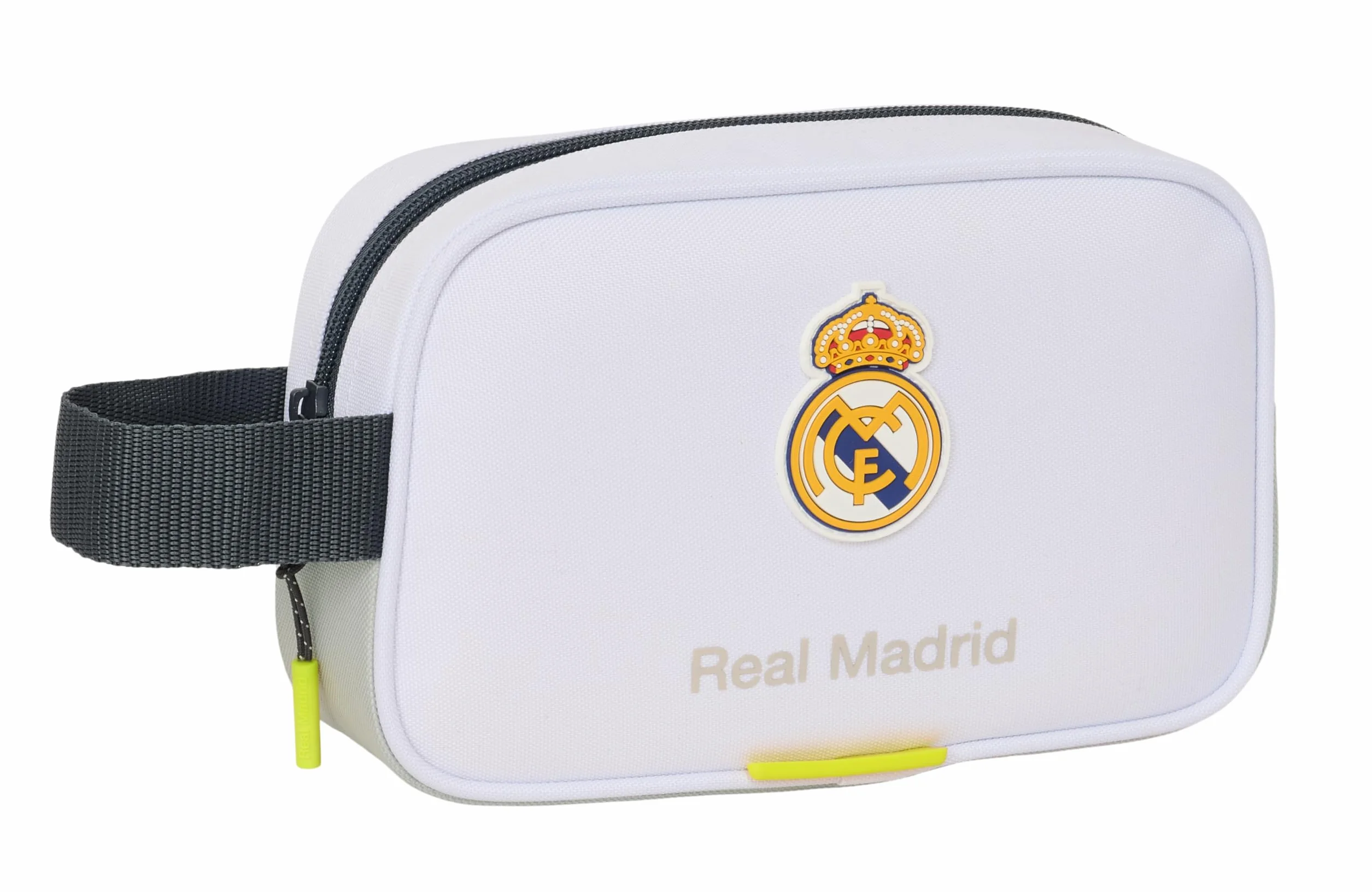 SAFTA Real Madrid EQUIPACIÓN 25/26 - Neceser Escolar Infantil Pequeño, Neceser, Ideal para Diferentes Edades, Cómodo y Versátil, Calidad y Resistencia, 22x8x13.5 cm