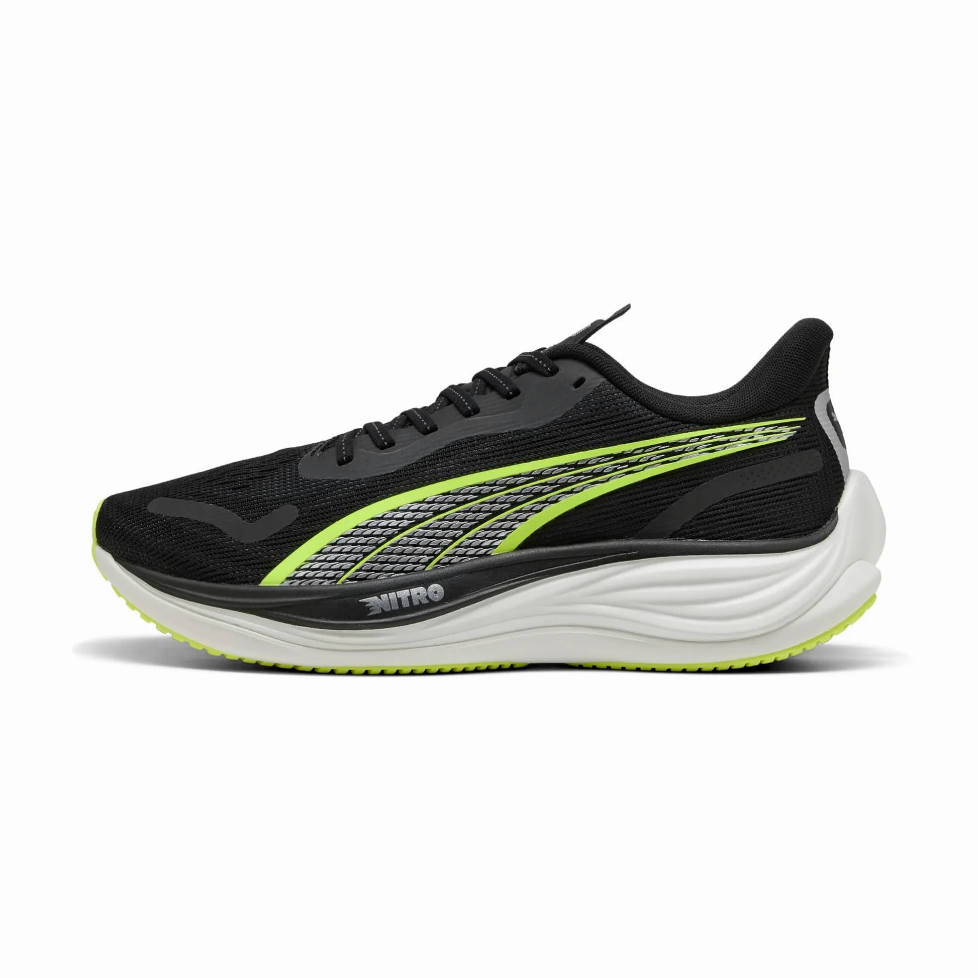 Puma Velocity Nitro 3 Zapatillas para Correr Zapatilla Neutral Hombres puma Black-Yellow Alert