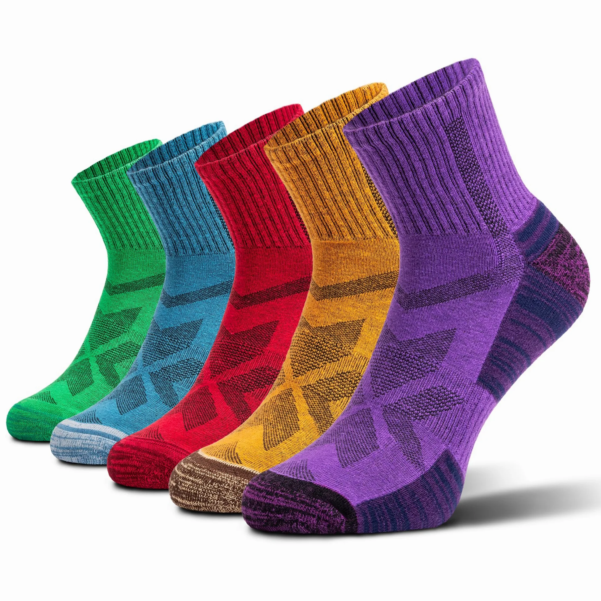 NORDIC Socks Calcetines Bajos Senderismo Lana Merino 5 pares | Antiampollas, Absorben la Humedad, Antiolor