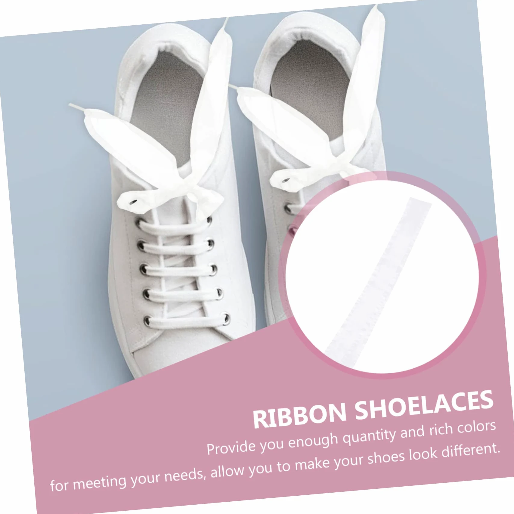 30pares Cordones De Cinta De Chiffon Cordones De Zapatos De Mujer Para Zapatillas y Ocasiones Especiales