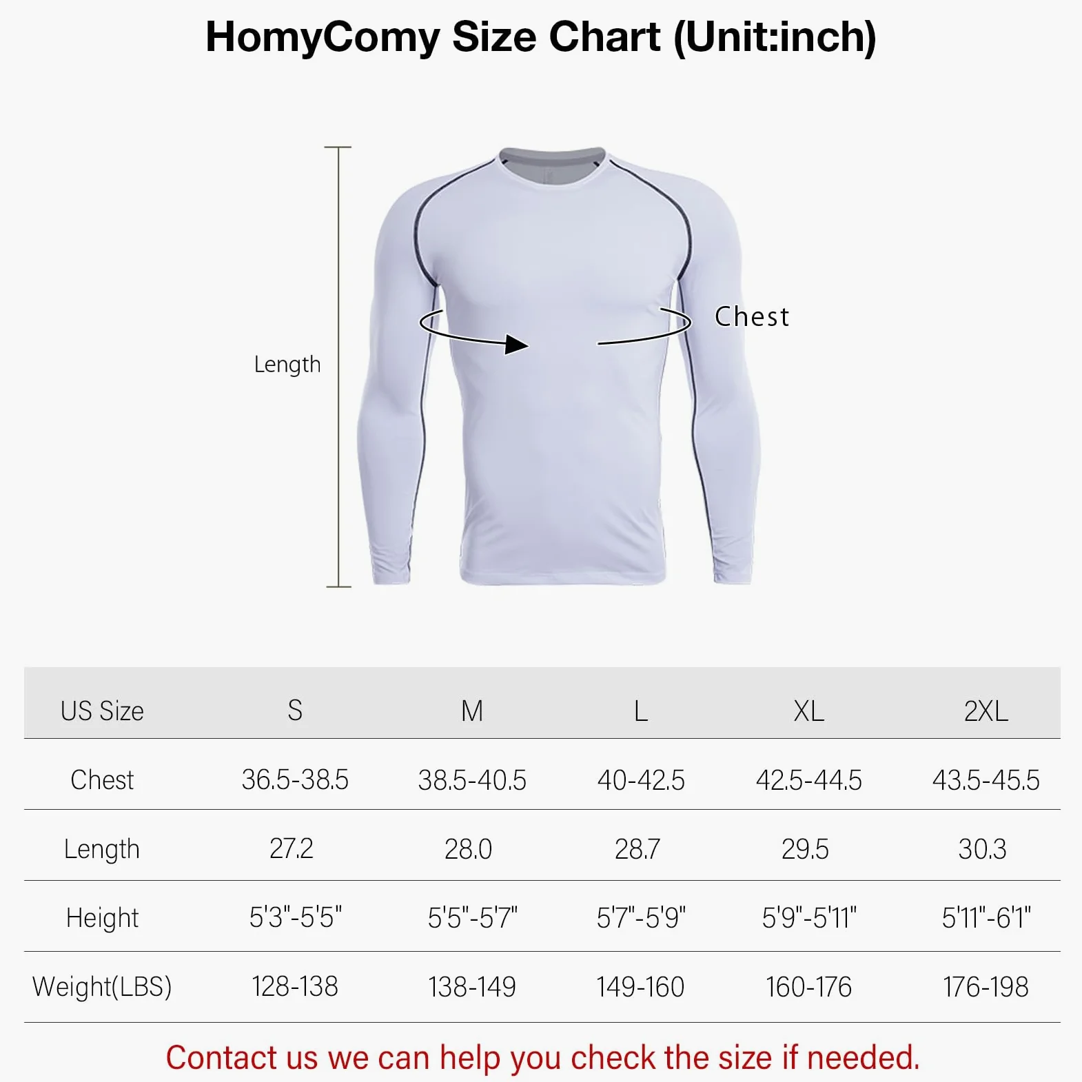 HomyComy Short Sleeve Compression Shirt Camiseta Hombre (Pack de 2)